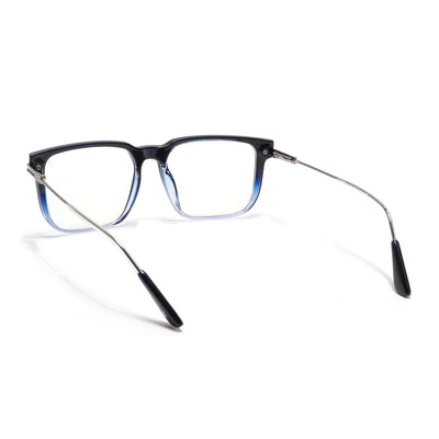 Voyage Zentrix Blue Square Metal Eyeglasses for Men & Women (2023SLMG6446-C4)