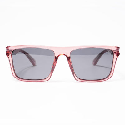 Eyejack Wayfarer Polarized Sunglasses for Men & Women (Black Lens | Wine Frame - 20243PCL537-C4)