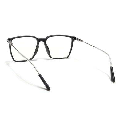 Voyage Zentrix Matt Black Square Metal Eyeglasses for Men & Women (2025SLMG6447-C1)