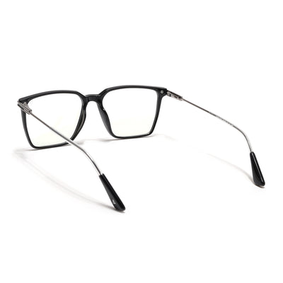 Voyage Zentrix Shine Black Square Metal Eyeglasses for Men & Women (2025SLMG6448-C2)