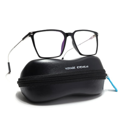 Voyage Zentrix Shine Black Square Metal Eyeglasses for Men & Women (2025SLMG6448-C2)