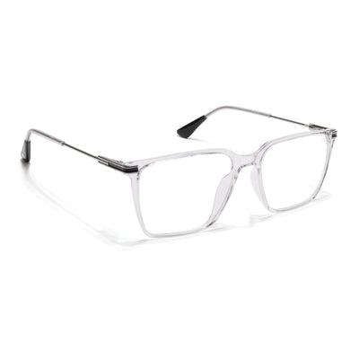 Voyage Zentrix Transparent Square Metal Eyeglasses for Men & Women (2025SLMG6449-C3)