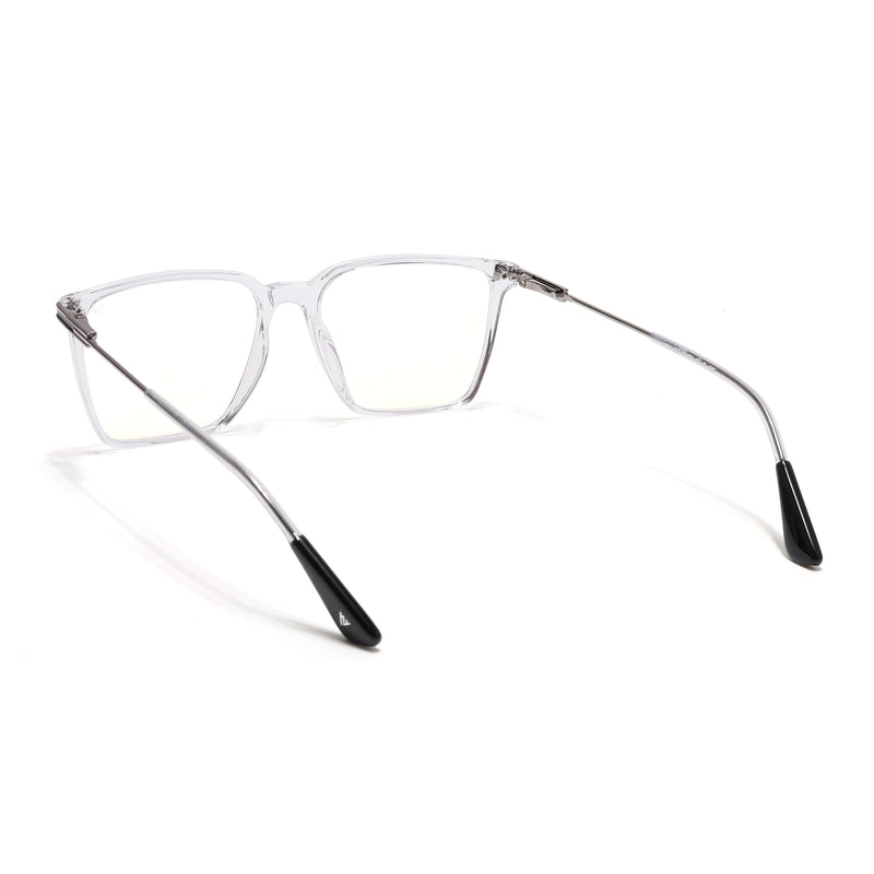 Voyage Zentrix Transparent Square Metal Eyeglasses for Men & Women (2025SLMG6449-C3)