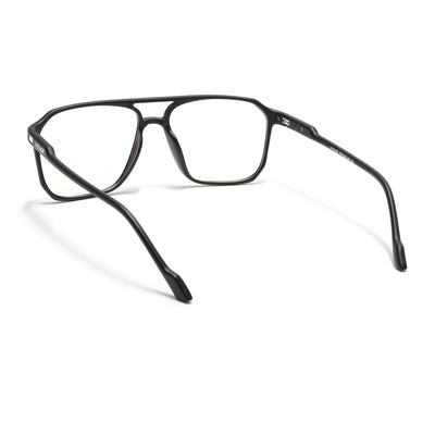 Voyage Visionary Select Matt Black Square Eyeglasses for Men & Women (2036SLMG6451-C1)