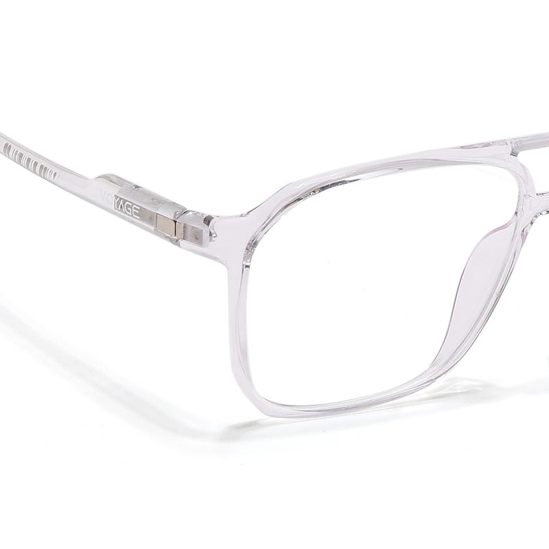 Voyage Visionary Select Transparent Square Eyeglasses for Men & Women (2036SLMG6453-C3)