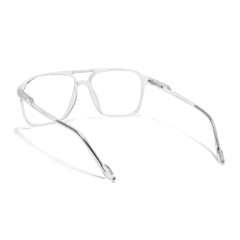 Voyage Visionary Select Transparent Square Eyeglasses for Men & Women (2036SLMG6453-C3)