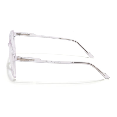 Voyage Visionary Select Transparent Square Eyeglasses for Men & Women (2036SLMG6453-C3)