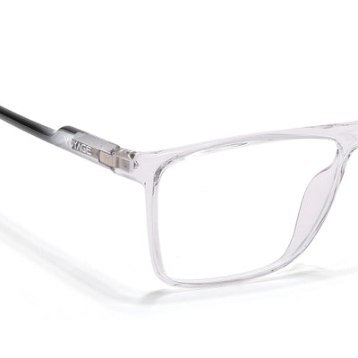 Voyage Visionary Select Transparent Rectangle Eyeglasses for Men & Women (2038SLMG6459-C3)