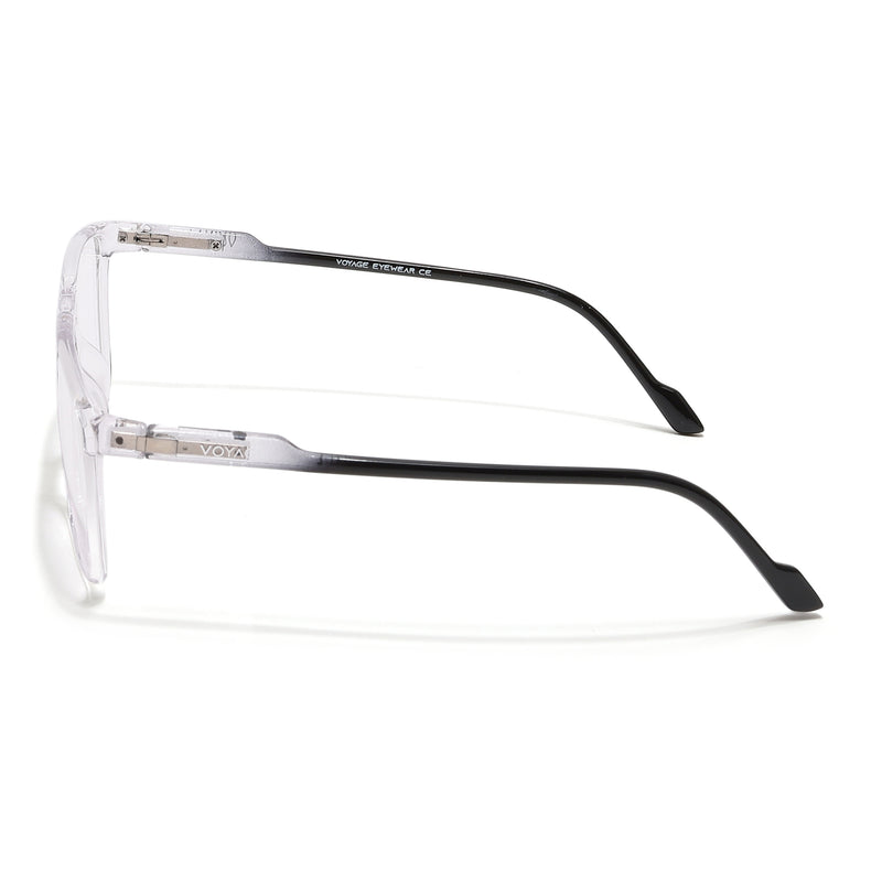 Voyage Visionary Select Transparent Rectangle Eyeglasses for Men & Women (2038SLMG6459-C3)