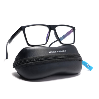 Voyage Visionary Select Matt Black Square Eyeglasses for Men & Women (2040SLMG6359-C1)