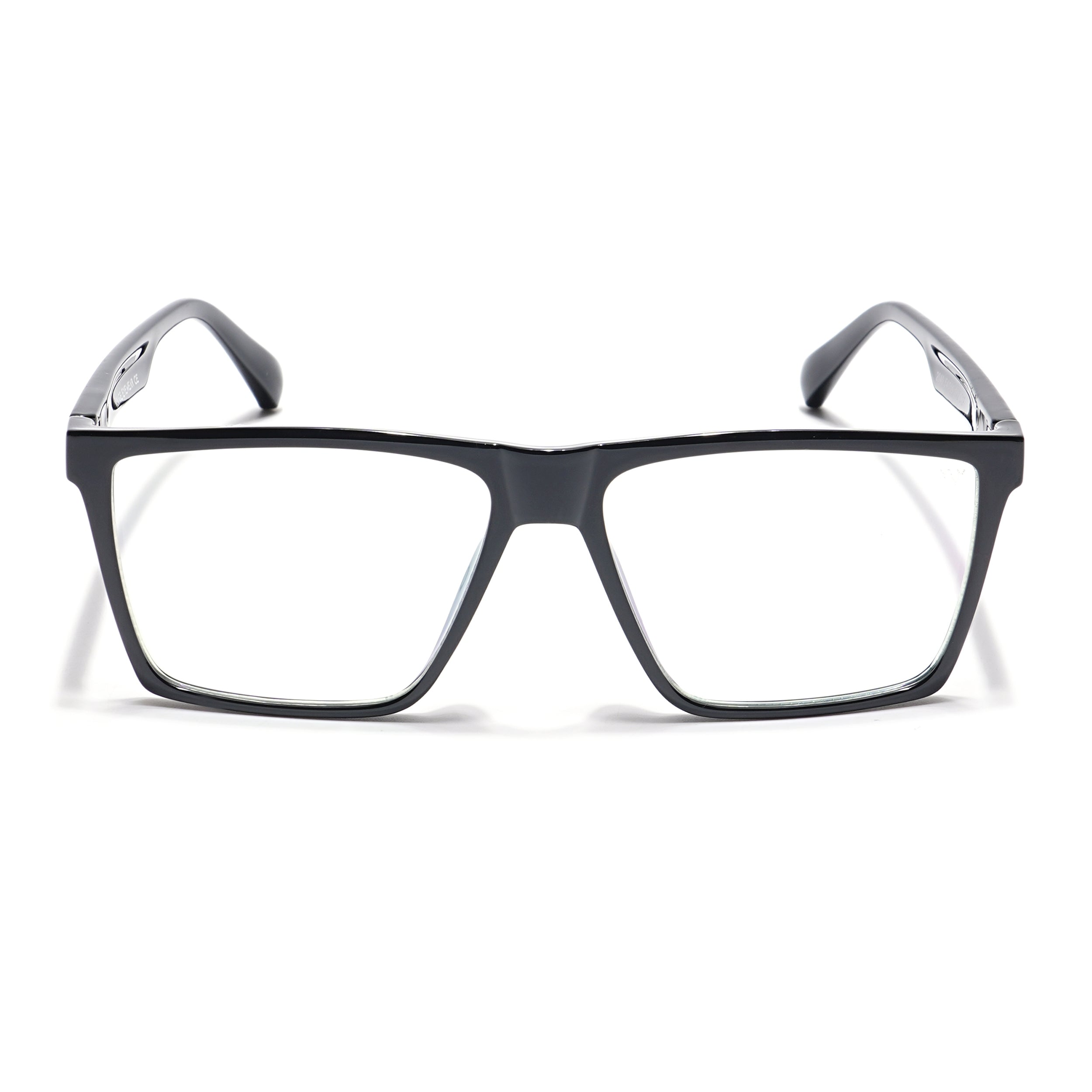 Voyage Visionary Select Shine Black Square Eyeglasses for Men & Women (2040SLMG6360-C2)