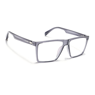 Voyage Visionary Select Grey Square Eyeglasses for Men & Women (2040SLMG6361-C3)