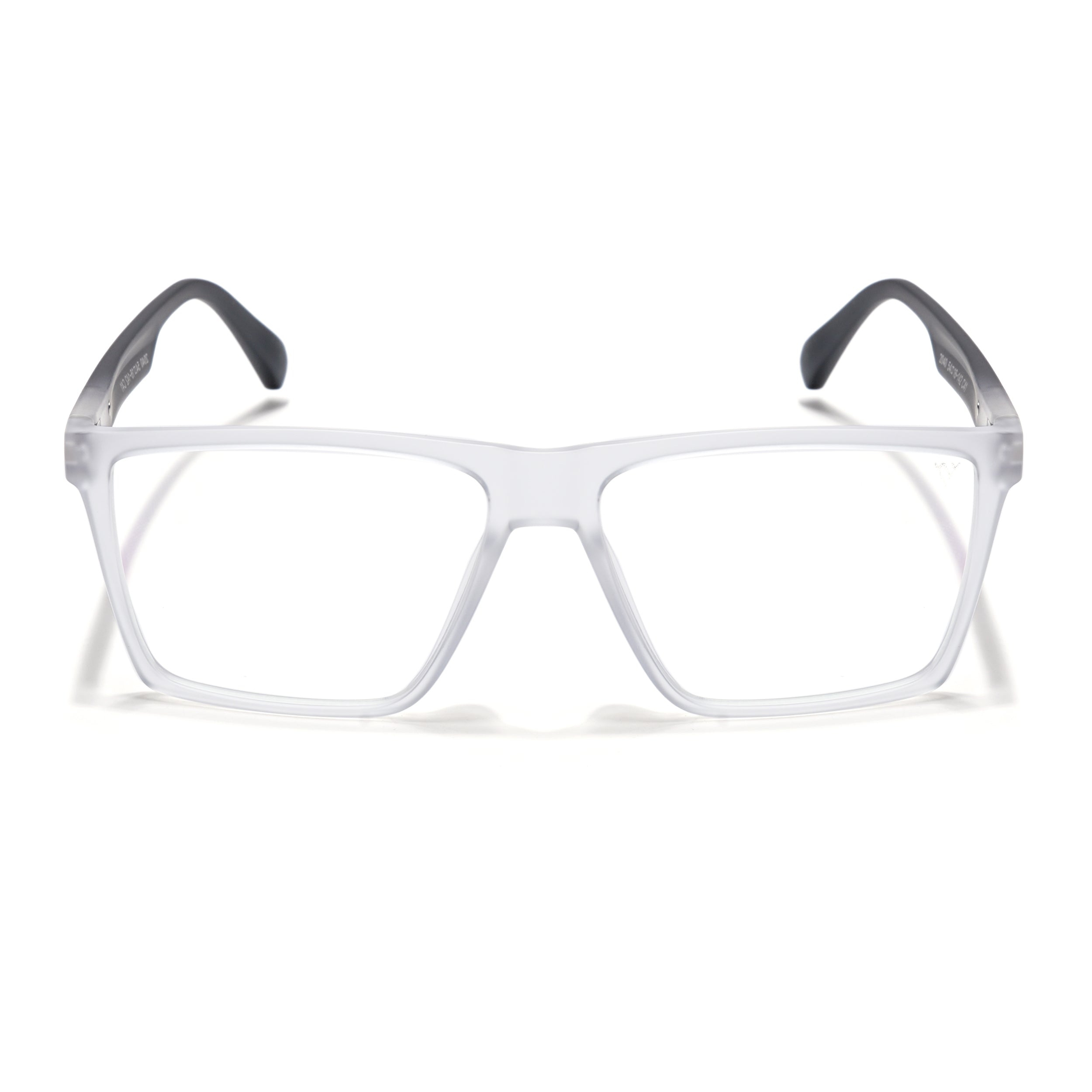 Voyage Visionary Select Transparent Square Eyeglasses for Men & Women (2040SLMG6362-C4)