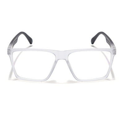 Voyage Visionary Select Transparent Square Eyeglasses for Men & Women (2040SLMG6362-C4)