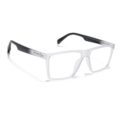 Voyage Visionary Select Transparent Square Eyeglasses for Men & Women (2040SLMG6362-C4)