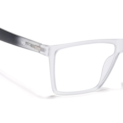 Voyage Visionary Select Transparent Square Eyeglasses for Men & Women (2040SLMG6362-C4)