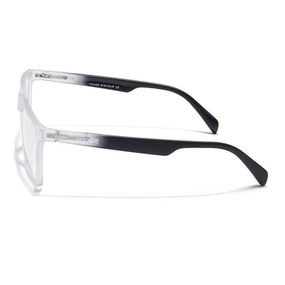 Voyage Visionary Select Transparent Square Eyeglasses for Men & Women (2040SLMG6362-C4)