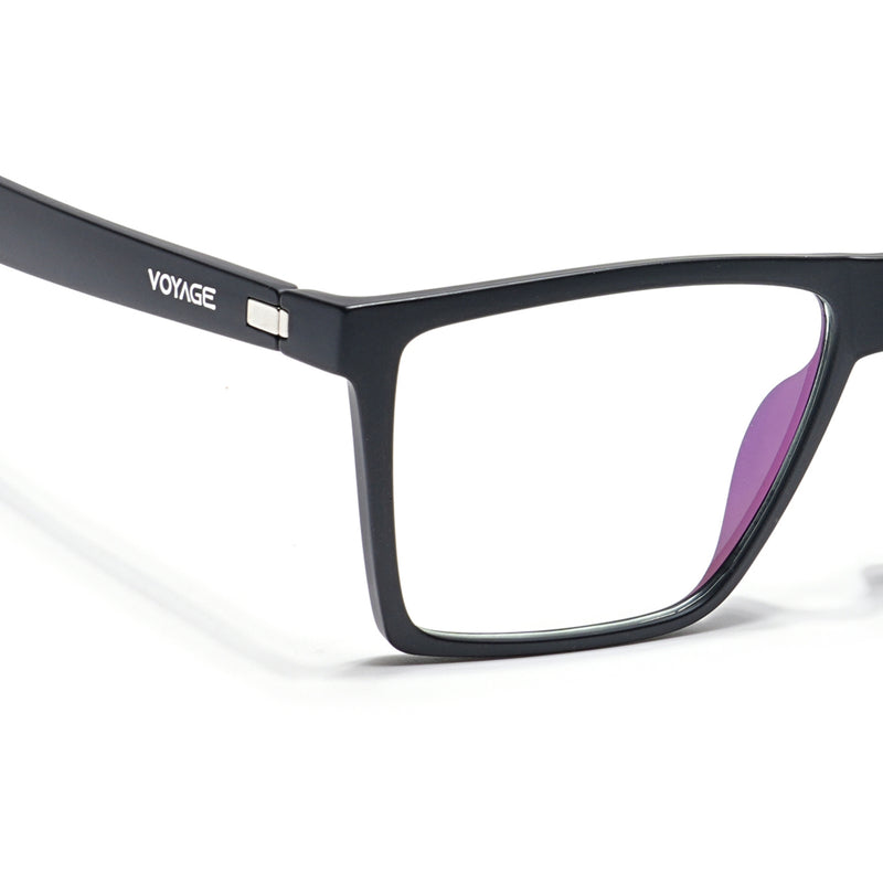 Voyage Visionary Select Matt Black Square Eyeglasses for Men & Women (2040SLMG6364-C6)