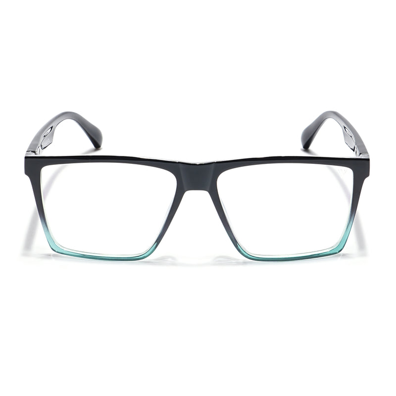 Voyage Visionary Select Black & Light Blue Square Eyeglasses for Men & Women (2040SLMG6365-C7)