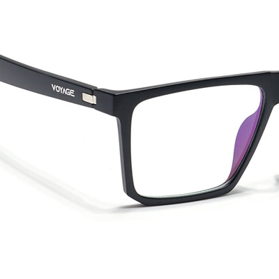 Voyage Visionary Select Matt Black Square Eyeglasses for Men & Women (2041SLMG6366-C1)