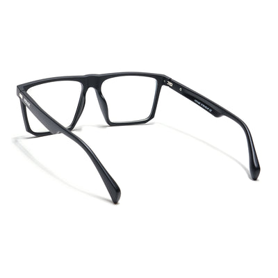 Voyage Visionary Select Matt Black Square Eyeglasses for Men & Women (2041SLMG6366-C1)