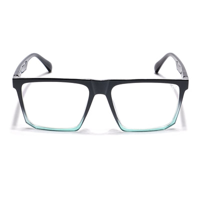 Voyage Visionary Select Black & Green Square Eyeglasses for Men & Women (2041SLMG6368-C3)