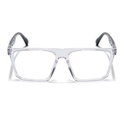 Voyage Visionary Select Trasnsparent Square Eyeglasses for Men & Women (2041SLMG6369-C4)