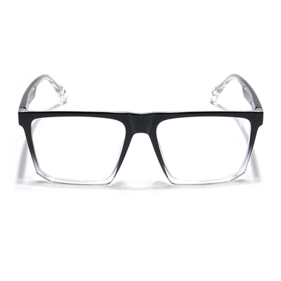 Voyage Visionary Select Black & Transparent Square Eyeglasses for Men & Women (2041SLMG6370-C5)