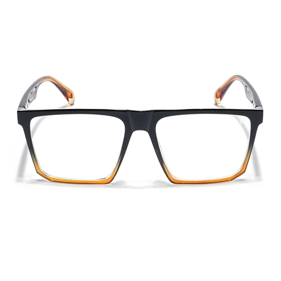 Voyage Visionary Select Black & Brown Square Eyeglasses for Men & Women (2041SLMG6371-C6)