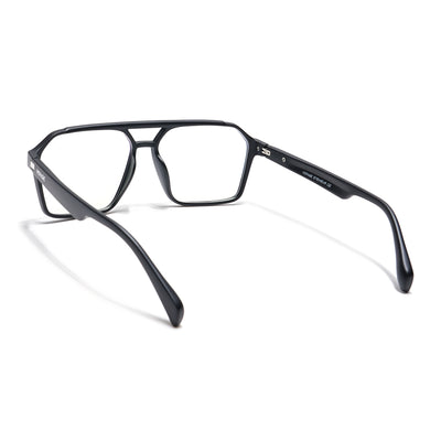 Voyage Visionary Select Matt Black Wayfarer Eyeglasses for Men & Women (2042SLMG6373-C1)