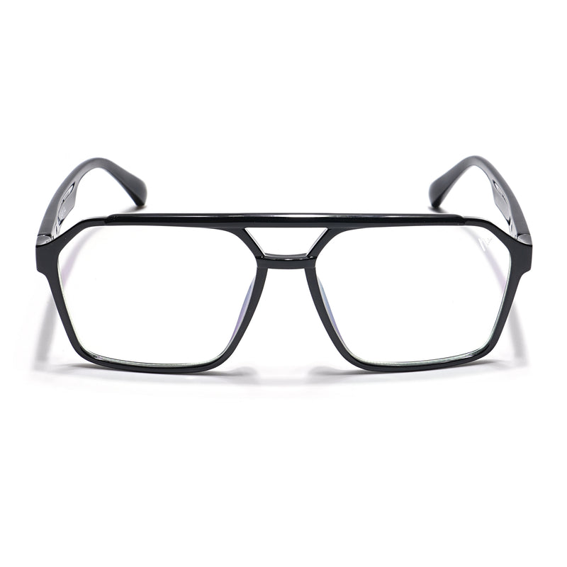 Voyage Visionary Select Shine Black Wayfarer Eyeglasses for Men & Women (2042SLMG6374-C2)