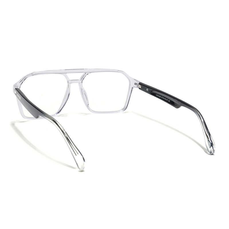 Voyage Visionary Select Transparent Wayfarer Eyeglasses for Men & Women (2042SLMG6375-C3)