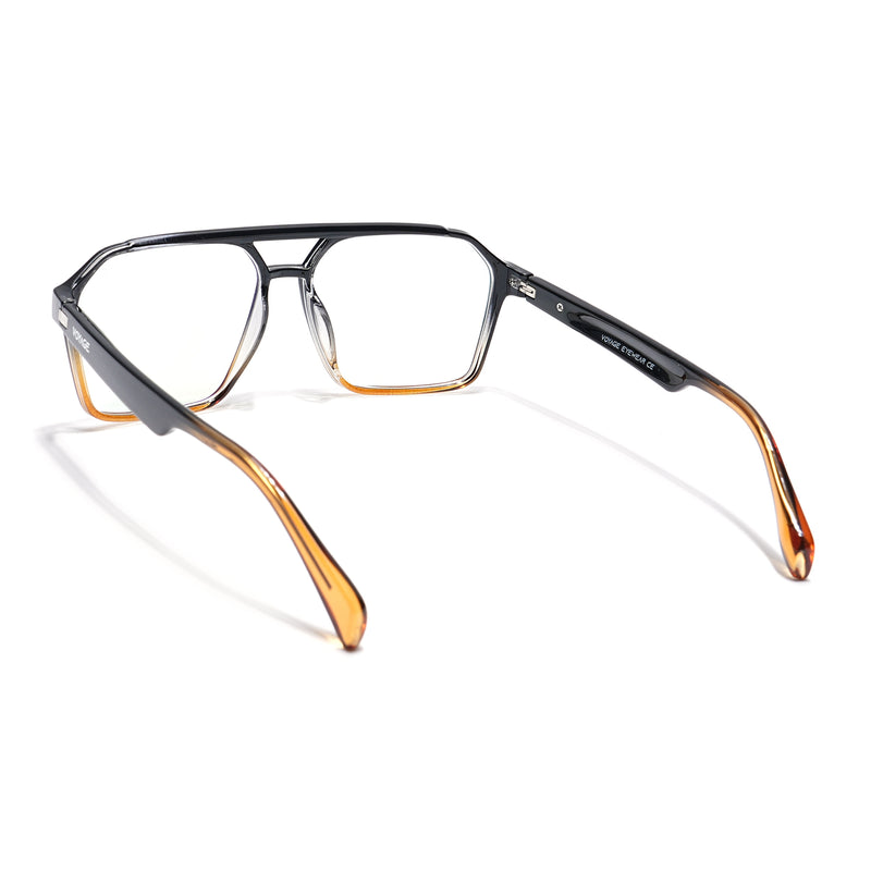 Voyage Visionary Select Black & Brown Wayfarer Eyeglasses for Men & Women (2042SLMG6377-C5)