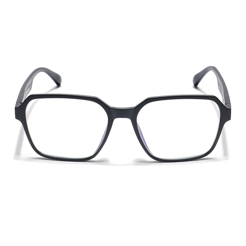 Voyage Visionary Select Matt Black Square Eyeglasses for Men & Women (2043SLMG6379-C1)