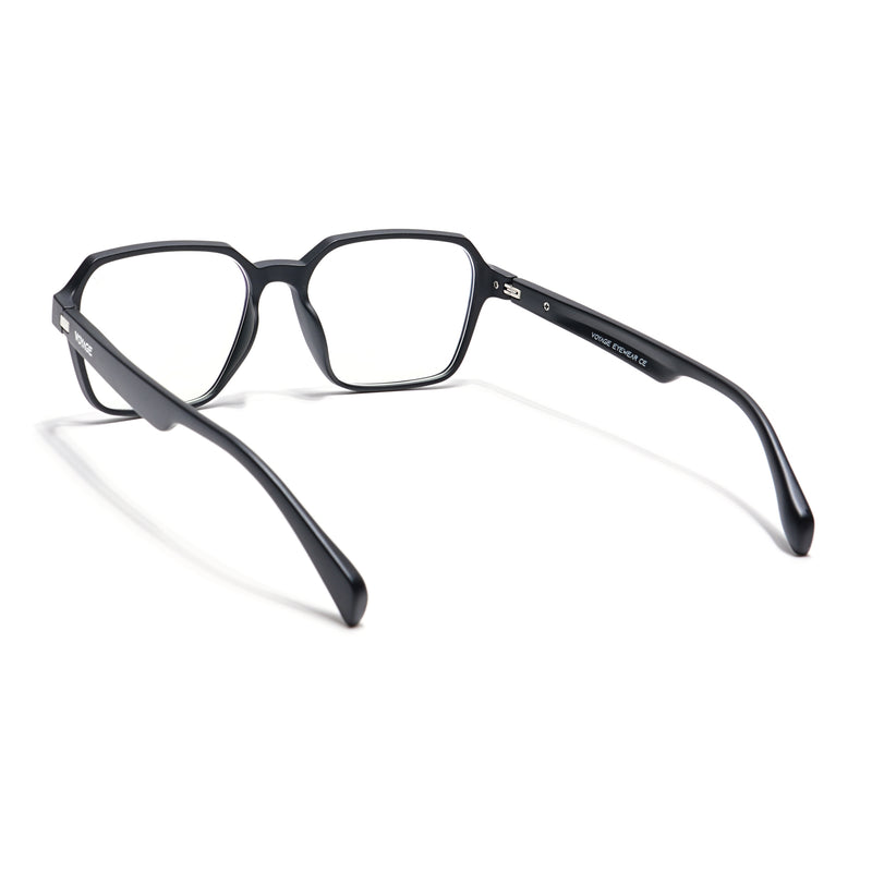 Voyage Visionary Select Matt Black Square Eyeglasses for Men & Women (2043SLMG6379-C1)