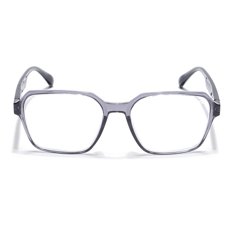 Voyage Visionary Select Grey Square Eyeglasses for Men & Women (2043SLMG6381-C3)