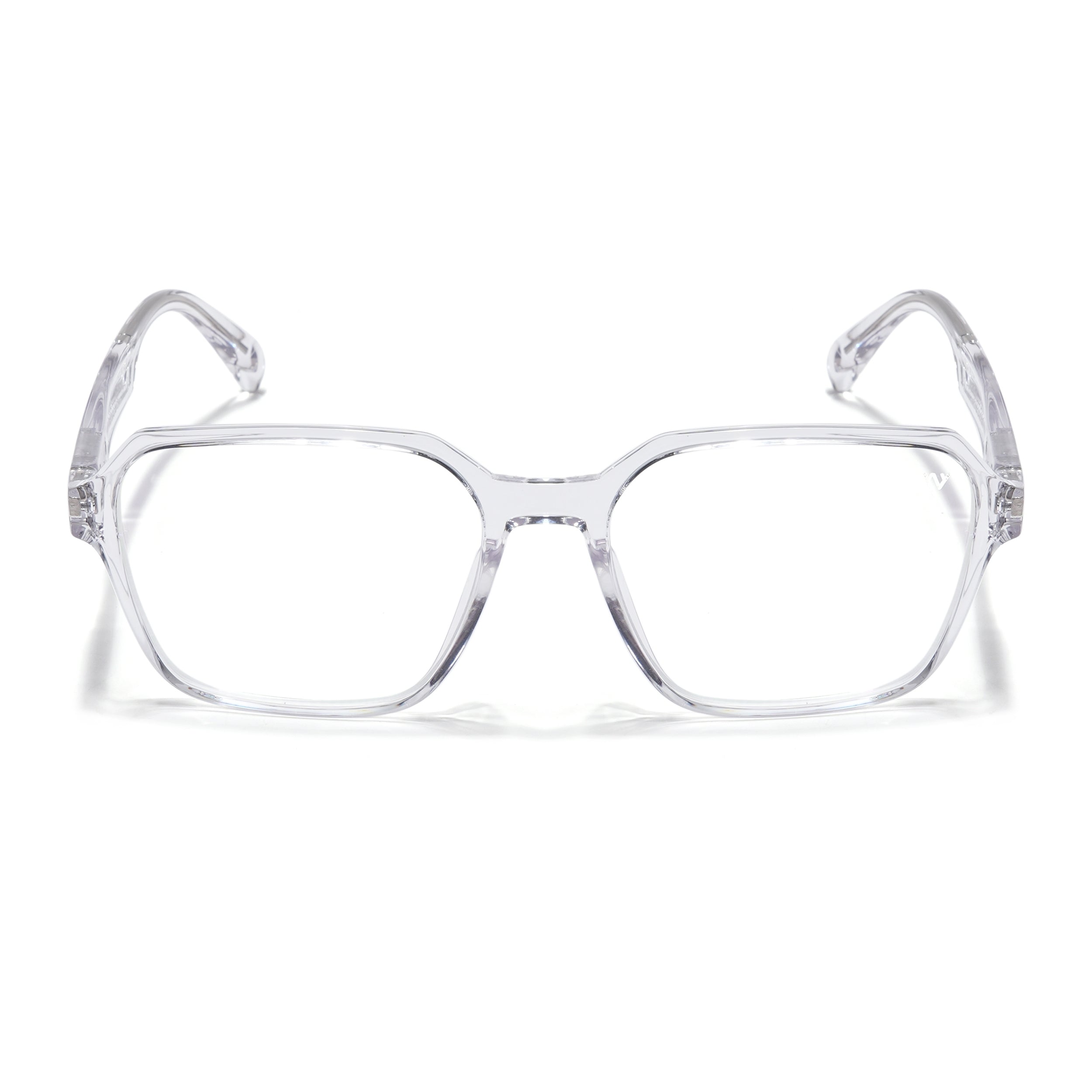 Voyage Visionary Select Trasnsparent Square Eyeglasses for Men & Women (2043SLMG6382-C4)