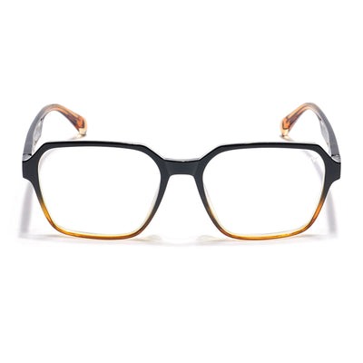 Voyage Visionary Select Black & Brown Square Eyeglasses for Men & Women (2043SLMG6384-C6)