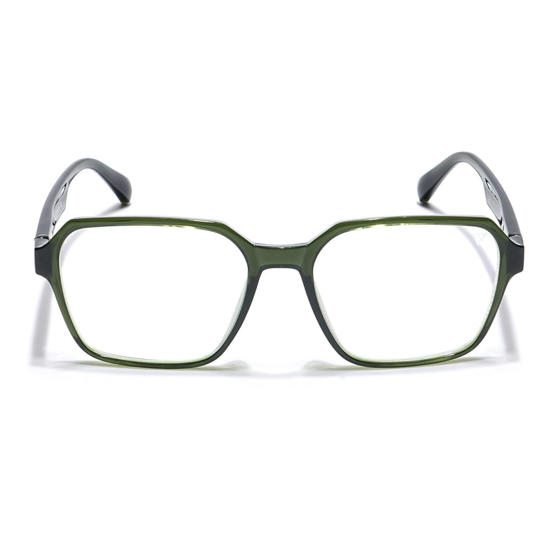 Voyage Visionary Select Olive Square Eyeglasses for Men & Women (2043SLMG6386-C8)