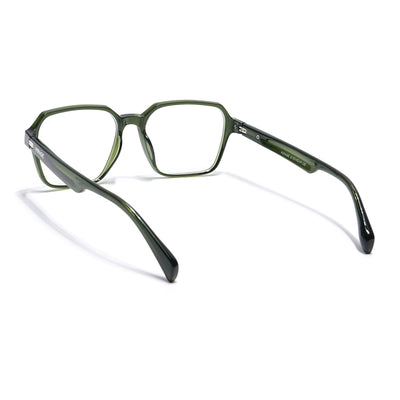 Voyage Visionary Select Olive Square Eyeglasses for Men & Women (2043SLMG6386-C8)