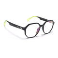 Voyage Visionary Select Matt Black Geometric Eyeglasses for Men & Women (2045SLMG6466-C6)