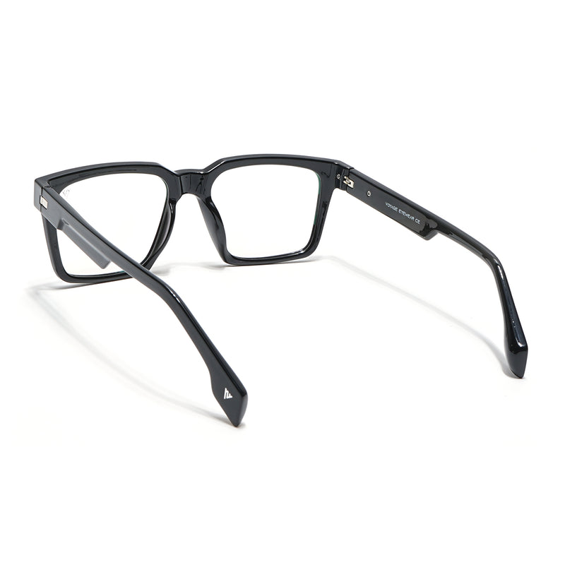 Voyage Visionary Select Shine Black Square Eyeglasses for Men & Women (2046SLMG6388-C2)