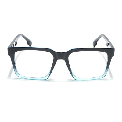 Voyage Visionary Select Black & Light Blue Square Eyeglasses for Men & Women (2046SLMG6392-C6)