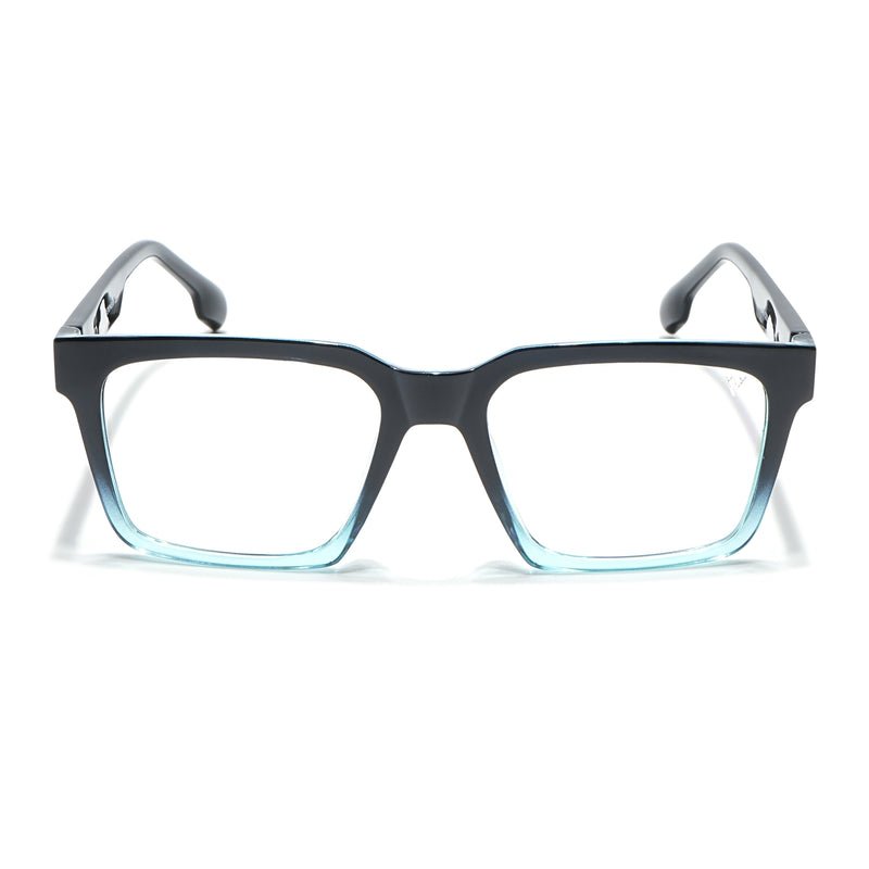 Voyage Visionary Select Black & Light Blue Square Eyeglasses for Men & Women (2046SLMG6392-C6)