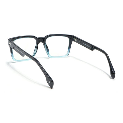 Voyage Visionary Select Black & Light Blue Square Eyeglasses for Men & Women (2046SLMG6392-C6)