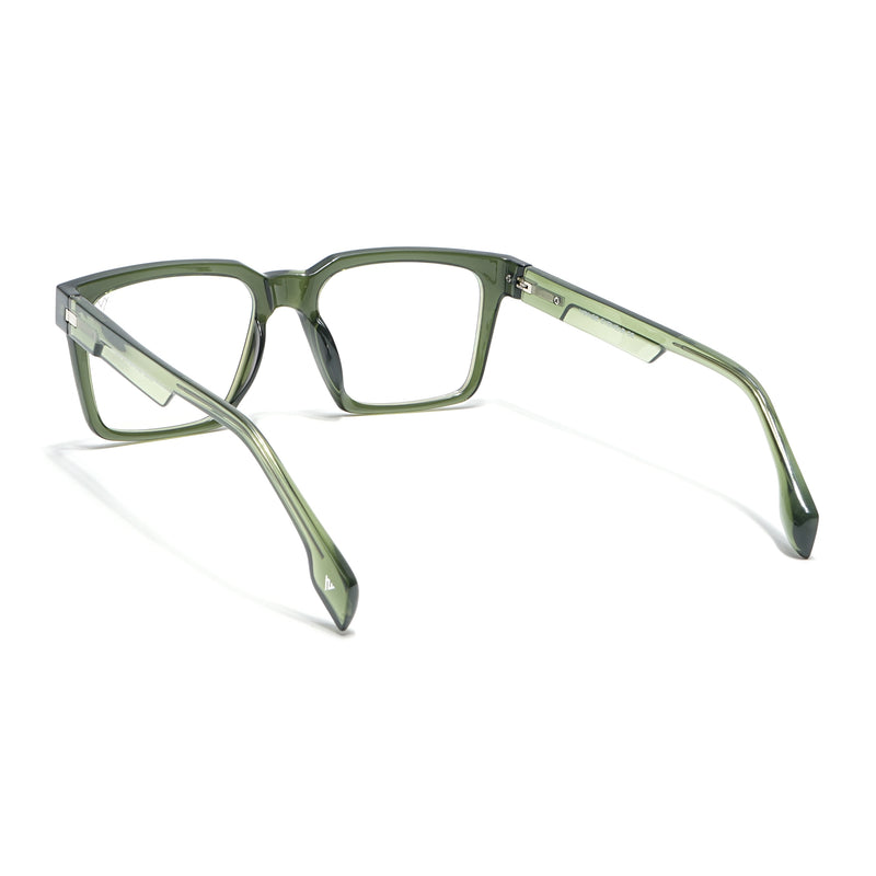 Voyage Visionary Select Olive Square Eyeglasses for Men & Women (2046SLMG6393-C7)