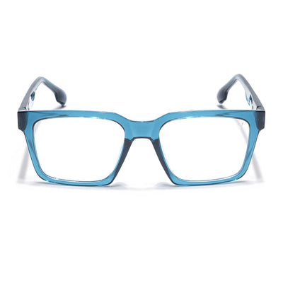 Voyage Visionary Select Blue Square Eyeglasses for Men & Women (2046SLMG6394-C8)