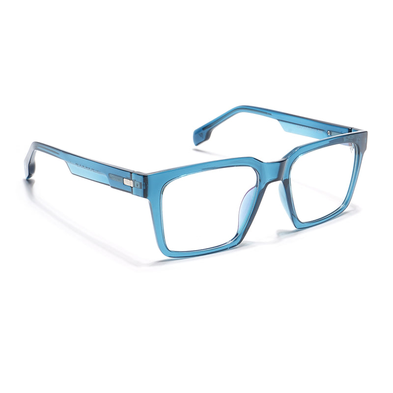 Voyage Visionary Select Blue Square Eyeglasses for Men & Women (2046SLMG6394-C8)