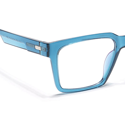 Voyage Visionary Select Blue Square Eyeglasses for Men & Women (2046SLMG6394-C8)