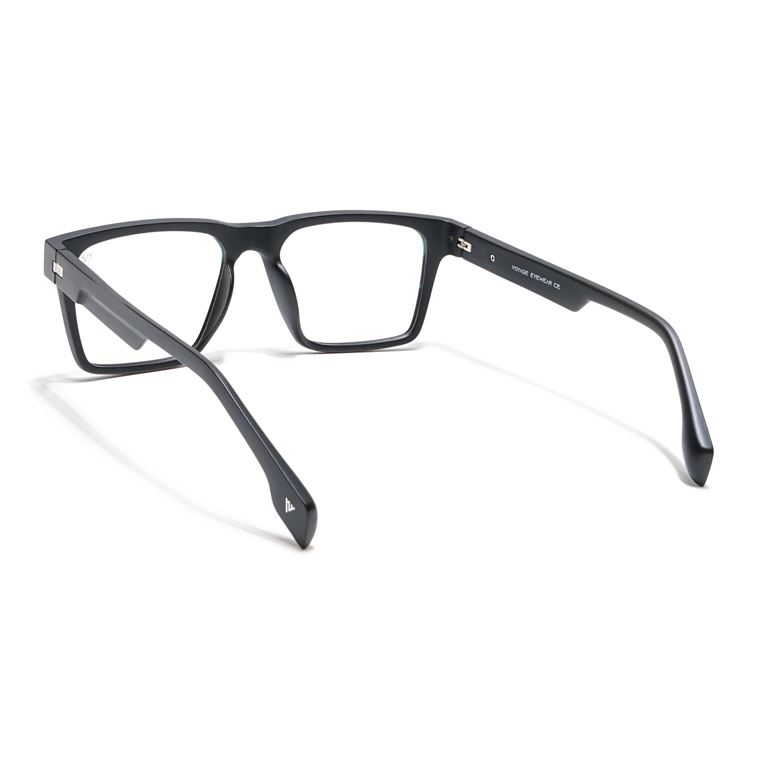 Voyage Visionary Select Matt Black Square Eyeglasses for Men & Women (2047SLMG6395-C1)